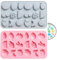 2PCS Moule en silicone pour chocolat, bonbons, glaçons et glaçons - Moule en forme de fruits - Anti-adhésifs - Moule à pâtisserie - Moule en silicone - Moule à chocolat - Moule à glaçons