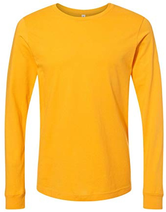 BELLA + CANVAS Unisex Jersey Long Sleeve Tee XL Gold