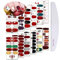 Kalolary Pegatinas de Uñas de Navidad, 12 Hojas Full Cover Adhesiva Decorativas Autoadhesiva Nail Stickers Con 1 Lima, para la Decoración Navideña