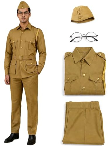 BookMyCostume Freedom Fighter barn maskeraddräkt