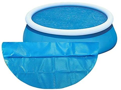 JYSSH Swimming Pool Cover, Foldable Round Swimming Pool Insulation Film, In-ground Pool Covers, Outdoor Pool Cover Protector Blanket Covers,1.52M/5FT