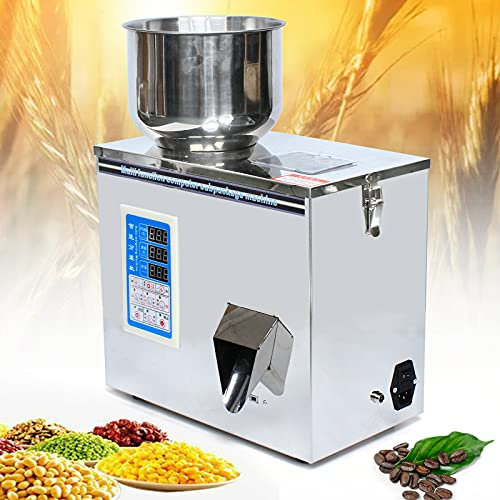 SHZICMY 180W Automatische Abfüllmaschine Mikrocomputergesteuerte Getreideverpackungsmaschine Teepulver Granulat Verpackungsmaschine Pulver Füller Maschine Korn Trennzeichen