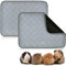 RANYPET PIPI Pads für Meerschweinchen Käfig Einlagen 2 Pack Waschbare Meerschweinchen-PIPI Pads wasserdichte Anti-Rutsch-Meerschweinchen-Bettwäsche Super Absorbierendes Pee-Pad für Kleintiere