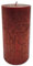 DARO DEKO Stumpenkerze XL 10 x 20cm rot mit Glitzer durchgefärbt Säulenkerze