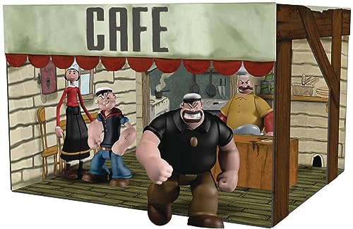 Close Up Popeye 5 Points Actionfigur Deluxe Box Set 18060 Mehrfarbig