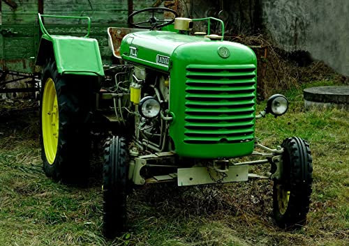 hansepuzzle 109870 - Traktor Puzzle 130 Teile - Fortbewegung Motiv mit hochwertiger Aufbewahrung: Kartonbox und wiederverschließbarem Beutel - Format 28,7 × 20 cm