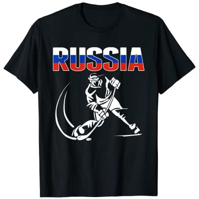 Russland Eishockey-Liebhaber Trikot – russische Hockey-Team-Fans T-Shirt