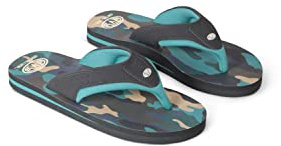 Animal Jekyl Kids Flip-Flops - Slip-on & Lightweight Footwear with Soft Padded Straps for Boys & Girls - Best for Spring, Summer, Beach & Outdoors Camouflage Junior Shoe Size 1