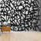 Fototapete 3D Tapete Schwarzes Und Weißes Graffiti Fototapete 3D Effekt Wandtapete Vliestapete Wandbilder XXL Wanddeko Tapeten