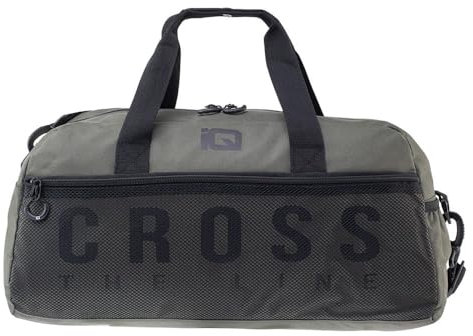 IQ Cross The Line Warrior Bag 92800482416 Sporttasche für Erwachsene, Unisex, Schwarz (Schwarz), Einheitsgröße
