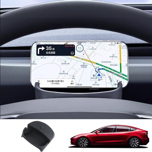 TOPABYTE Phone Supporter para Tesla Model 3 Highland 2024 Todos los Teléfonos Gafas de Sol Soporte de Billetera de Silicona Protective para Tesla 3 Highland Accessories