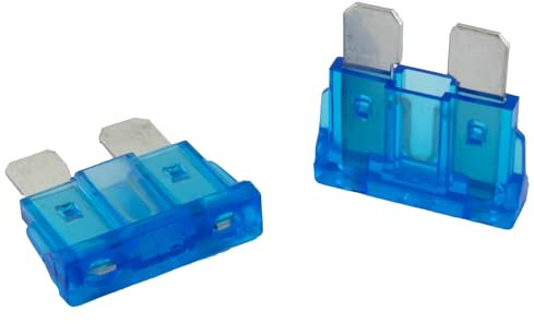 5 Stk. SeKi Standard ATO Flachstecksicherung 15A blau; Auto Sicherung 19mm Flachsicherung 32V/DC Boot Wohnwagen