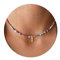TINGN Perlenkette mit Buchstaben Frauen Mädchen - Bunte Perlenkette Kette mit Buchstaben I Kette Damen Boho Halskette Mädchen Personalisierte Perlen Kette für Frauen Mädchen Schmuck Geschenke