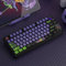 DucKey Evangelion Durchscheinende Tastenkappen, Mechanische Gaming-Tastatur, Eva, Anime, OEM-Profil, PBT+PC-Tastenkappe(EVA-01)