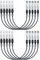 H!Fiber.com 10 Stück, 10Gb/s SFP+ DAC Kabel, 0.25-meter (0.8 ft), 10GBase-CU Passiv Direct Kupfer Twinax SFP+ Kabel für Cisco SFP-H10GB-CU0.25M, Ubiquiti, Netgear, and Other Open Switches and NIC
