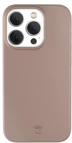 VELVET CAVIAR for iPhone 15 Pro Case - Compatible with MagSafe - 10ft Drop Protection (Brown Cashmere Taupe)