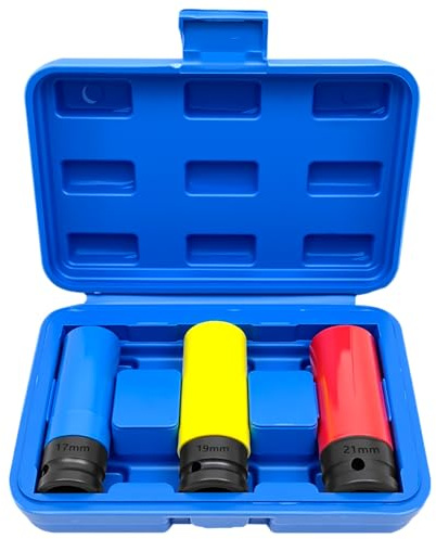 ZKTOOL 3 st 0,5 tum drivhjulsskydd slagmutteruttag set