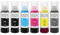 KVMRshn 70 ml Nachfülltinte kompatibel mit L8160 L8180 Photo Inkjet -Drucker 5 Farbe und 6 Farboptionen Kompatibel mit T115 T07J Ink Tanks(PB BK C M Y GY)
