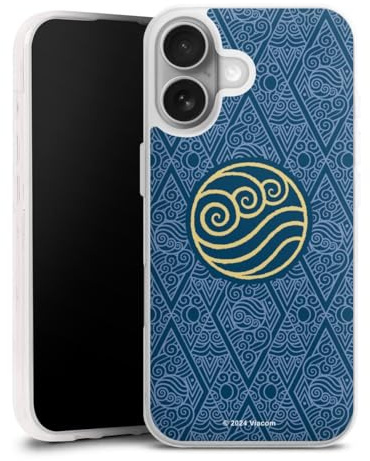 Silikon Hülle kompatibel mit Apple iPhone 17 Case transparent Handyhülle Avatar - Der Herr der Elemente Wasser Offizielles Lizenzprodukt