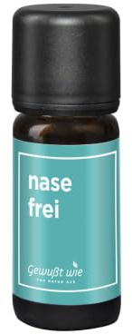 Gewußt Wie „Nase Frei“ | Ätherische Ölmischung Mit Eukalyptus und Teebaum | Für Geborgenheit & Wohlfühlatmosphäre | 100% Naturrein & Vegan | 10 ml