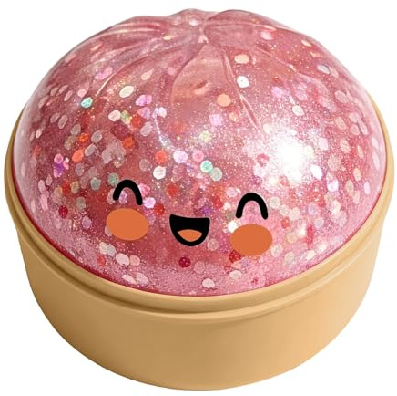 Glitzer-Knödel-Quetschball 7 X 9,5cm Große Jumbo-Regenbogenknödel-Stressbälle, Süße Weiche ÜberraschungsknödelSquishy-Spielzeuge, Stressabbau-Fidget-Toy Für Teenager, Erwachsene