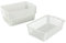Kigima Aufbewahrungskorb 25x16x7cm 1,8L 6er Set – Allzweckkorb aus robustem Plastik (BPA-frei) – Aufbewahrungsbox für Küche & Bad – Haushaltskorb zur Aufbewahrung – Korb für Aufbewahrung – Granit
