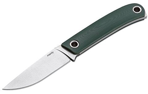 Bxf6ker 02ML003 Unisex – Erwachsene Patriot D2 Military GreenFeststehendesMesser,Grün,21cm