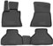 OMAC Gummimatten Fußmatten kompatibel mit BMW X5 E70 2006-2013 TPE Automatten Schwarz 4X