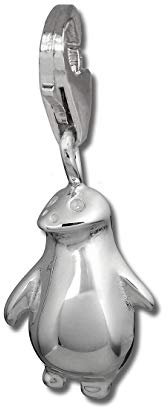 SilberDream Armband Anhänger Charm Pinguin 925 Echt Silber Schmuck D2FC1027 EIN schönes Geschenk zu Weihnachten, Geburtstag, Valentinstag für die Frau