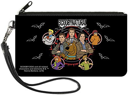 Buckle-Down Damen Zip Wallet Scooby DOO Supernatural Large Geldbörse, Mehrfarbig, 20 cm x 13 cm