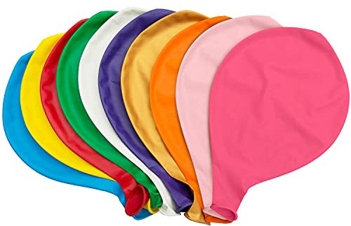 Comius Sharp Große Ballons, 10 Pcs 36 Zoll Runde Ballons, Extra große und Dicke Ballons wiederverwendbarer riesiger Latex-Ballon für Hochzeit Geburtstag Party Dekorationen Festivals (Multicolor)