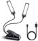 CAHAYA Music Stand Lamp LED Light with 3 Brightness Modes, Portable and Adjustable with USB Cable for Reading, Clamp Book Lamp