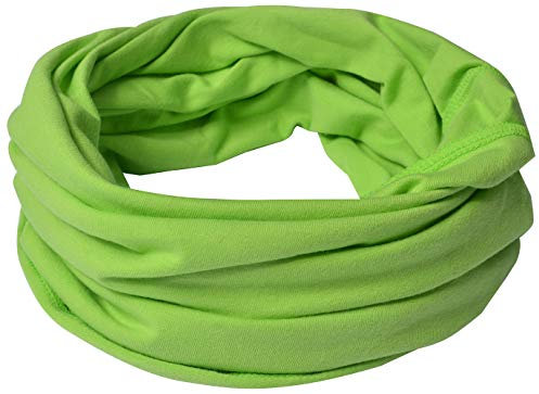 Miobo Kinder Baumwolle Loopschal Schlauchschal Rundschal Halstuch Grün-S