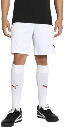 PUMA teamLIGA Shorts, Costume a Boxer Men's, Bianco Blac, XXL