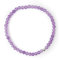 ECHTES 4mm NATURSTEIN FACETTIERT| SILBERPERLE 925 STERLING | KOSTENLOSE EBOOKS DEUTSCH | HANDGEFERTIGT | Schmuck für Damen | ALLE STEINE IN UNSEREN ARMBÄNDERN SIND NATÜRLICH (AMETHYSTE)