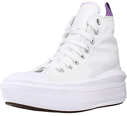 CONVERSE Chuck Taylor All Star Move Platform, Sneaker, Color Blanco, 40 EU