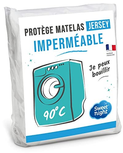 SWEET NIGHT - Protège Matelas 2x80x200 cm | Lit Articulé TPR | Alèse Imperméable et Micro Respirante | Souple et Silencieux | Lavable à 90°C