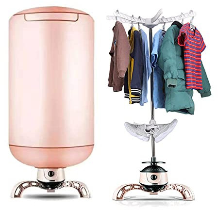 Secadora de ropa portátil, mini tendederos de ropa interior fuerte, 900 W de gran capacidad 15 kg, secadora de ropa eléctrica para apartamentos, dormitorios, camping, viajes, hogar, viajes de negocios