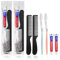 HQSLsund 100 Pack spazzolini monouso con dentifricio e pettine confezionati individualmente, 10 grammi dentifricio da viaggio, 7 pollici pettine per capelli neri