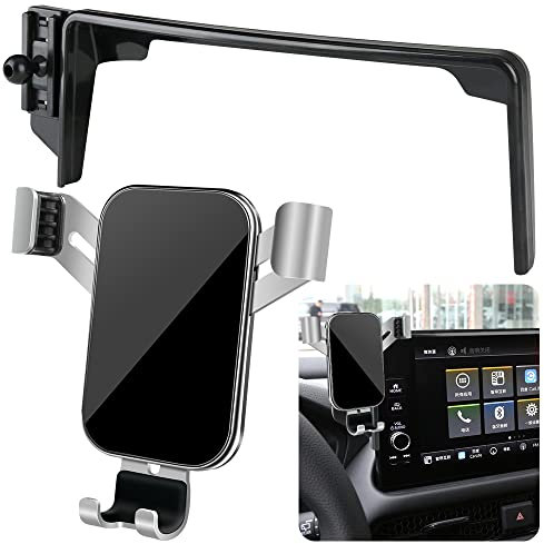 LUNQIN Support de téléphone de voiture pour Honda HRV HR-V 2023 2024 2025 LX Sport EX-L Accessoires d'intérieur de voiture Meilleur support de téléphone portable Support de charge de navigation