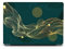 Berkin Arts Compatible with MacBook Pro 13 inch Cover, 2022, 2021, 2020-2018 Release A1708 with Keyboard Cover & Screen Protector Geometric Abstract Art Ornate Galactic Gold