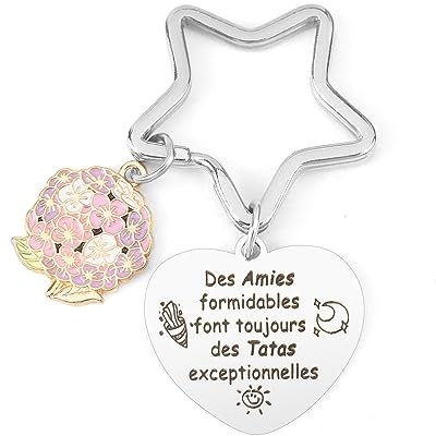 Cadeau Tata, Cadeau Pour Tata, Porte-clés Tata, Cadeau Tatie, Cadeau De Noël Tante, Cadeau D'anniversaire Tante Des Amies Formidables Font Toujours Des Tatas Exceptionnelles