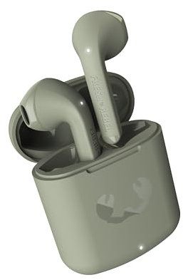 Fresh 'n Rebel Twins Core, True Wireless Auricolare Bluetooth Auricolari con Assistente vocale, Controllo Touch e Microfono incorporato, 30 ore di tempo di riproduzione (Dried Green)