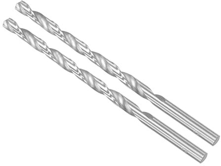 CoCud Extra Long High Speed Steel Twist Drill Bits, 9.5mm Diameter 200mm Length, Straight Twist Jobber Drill Bit - (Applications: for Metal Woodwork Plastic Aluminum), 2-Pieces