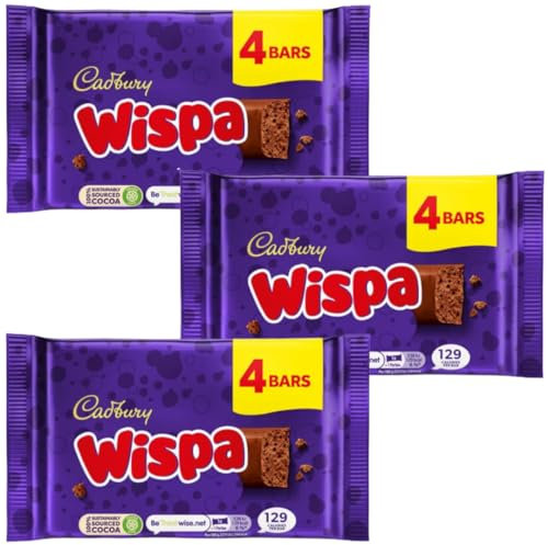Chocolate Bar Bundle With Wispa Chocolate Bar 4 x 23.7g' (3 Pack)