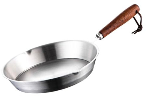 MAGICLULU Mini Bratpfanne Aus Antihaftbeschichtete Pfanne Für Eier Kleine Eierpfanne Mit Griff Für Camping Und Frühstück