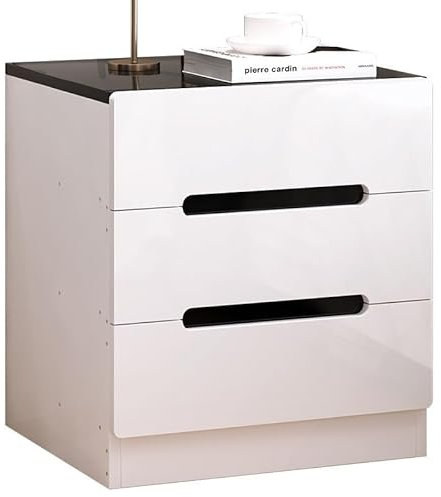 LAPADULA Nachttisch Nachttisch, modernes, einfaches Regal, nordischer Stil, Schlafzimmer, Nachttisch, Aufbewahrung, Kleiner Spind Beistelltische Schlafzimmer