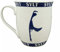 Großer maritimer Porzellan Becher - SYLT - Ebbe Flut - Inhalt 400ml Kaffeebecher Tasse maritimes Motiv (1277)