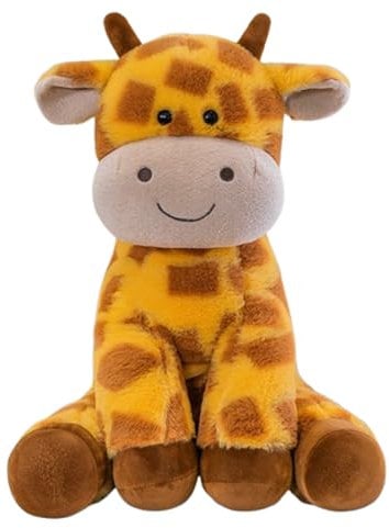 Kuscheltier Giraffe Plüschtiere Giraffe Süßes Kuscheltier Weiche Giraffe Spielzeug Puppe Geburtstagsgeschenk, Für kuschelecke Kinderzimmer Schlafzimmer Deko (23 cm)