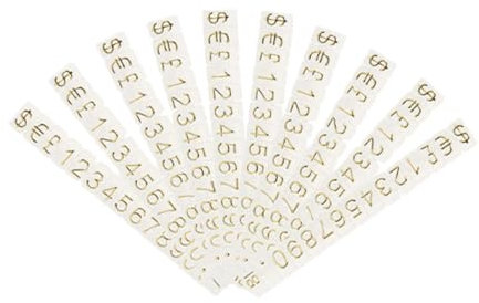 NUOBESTY 10 Saiten Digitales Preisschild Preiswürfel Für Schmuck Steht Preisschilder Für Schmuck Einstellbarer Preisschildständer Mit Sockel Preisanzeigewürfel Plastik